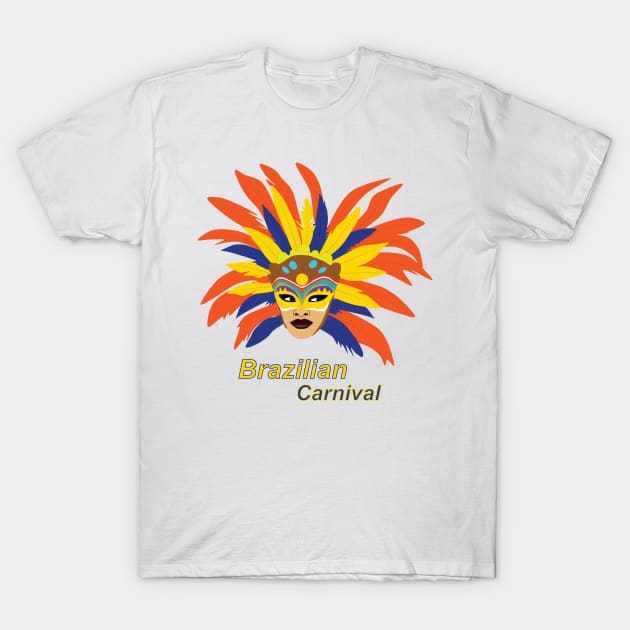 Typical mask of the carnival party T-Shirt by GiCapgraphics